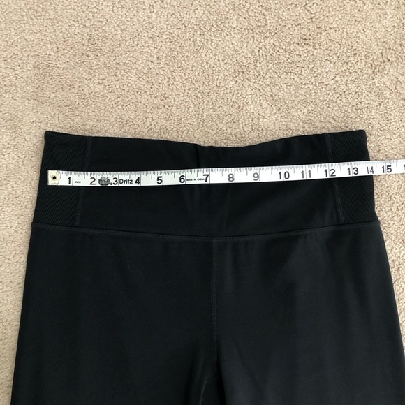 Athleta Black Barre Skinny Flare Powervita Leggings Medium - Picture 14 of 16